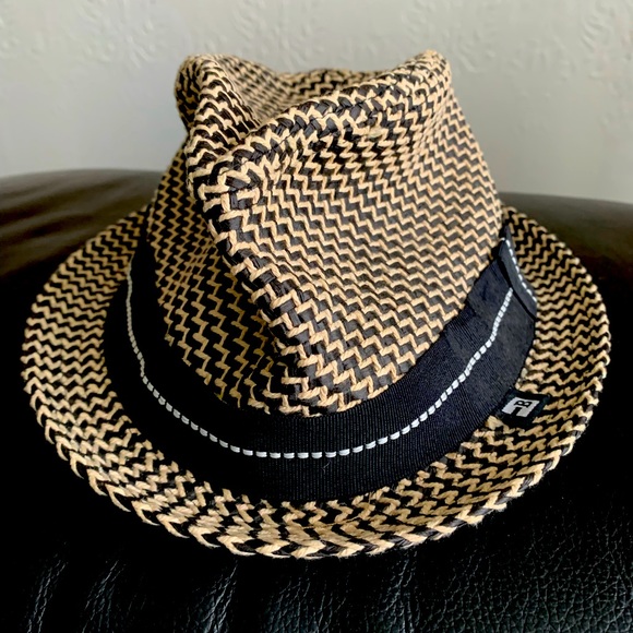 Block Company woven Paper blend summer Fedora - Picture 2 of 8